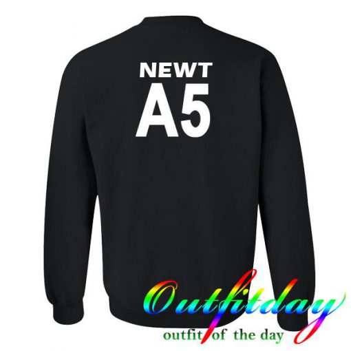 newt a5 sweatshirt back