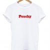 peachy font tshirt