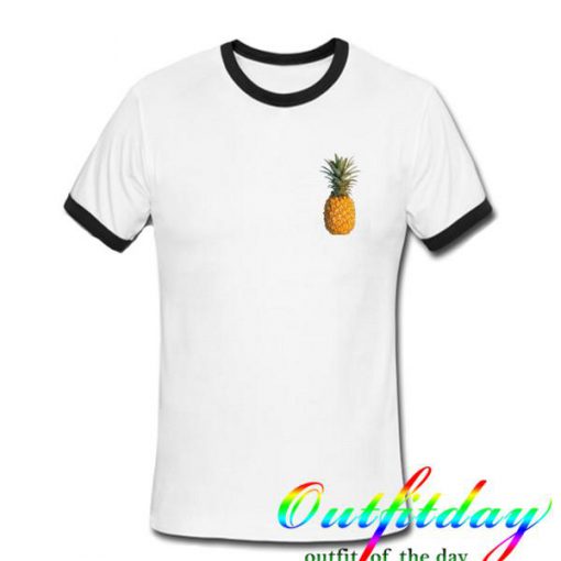 pineapple ringer tshirt