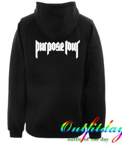 purpose tour hoodie back