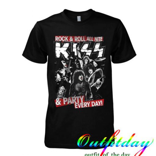 rock and roll all nite and party every day tshirt