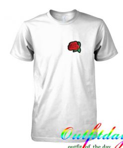 rose print ringer tshirt