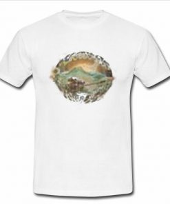 scenic graphic T shirt  SU