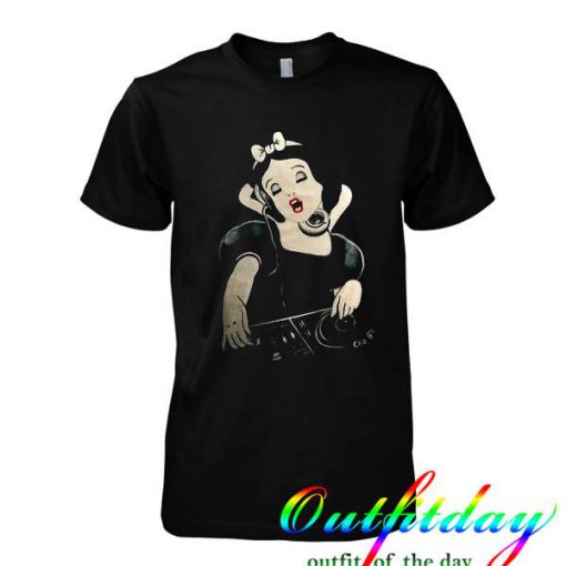 snow white dj tshirt