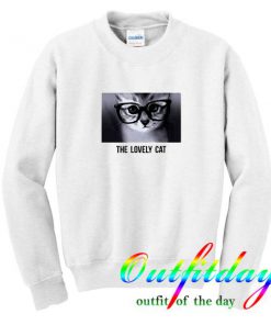 the lovely cat sweatshirt