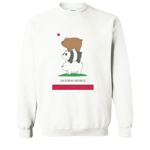 We Bare Bears Cali Stack Sweatshirt (OM)