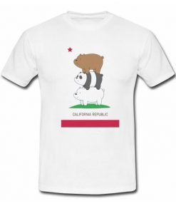 We Bare Bears Cali Stack T Shirt (OM)