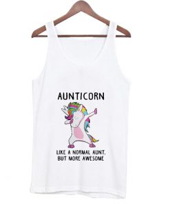 Aunticorn Like A Normal Aunt Only More Awesom Tank Top (OM)
