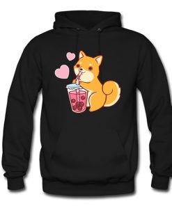 Bubble Tea Shiba Hoodie (OM)