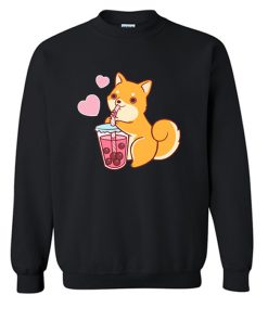 Bubble Tea Shiba Sweatshirt (OM)