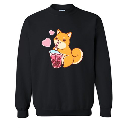 Bubble Tea Shiba Sweatshirt (OM)