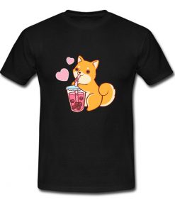 Bubble Tea Shiba T Shirt (OM)