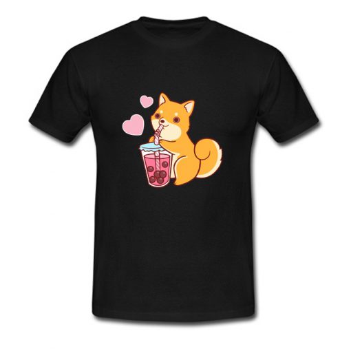 Bubble Tea Shiba T Shirt (OM)