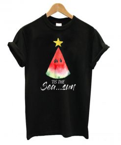 Christmas in july Tis the Sea.. Sun T shirt