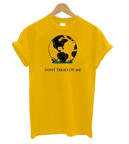 Earth Gadsden Flag – Don’t Tread on Me T shirt