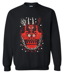 Krampus St Nicholas Santa Claus Sweatshirt (OM)