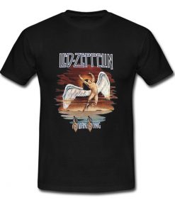 Led Zeppelin Swan Song 1973 Tour T Shirt (OM)