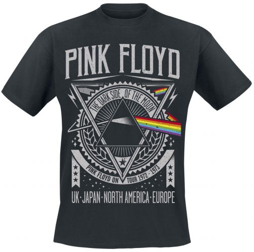 Pink Floyd Dark Side Of The Moon Tour 1972 T Shirt