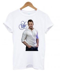 Signed Chris Pratt Autograph Signature T shirt