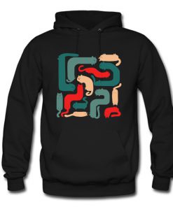 Squiggly Cats Hoodie (OM)