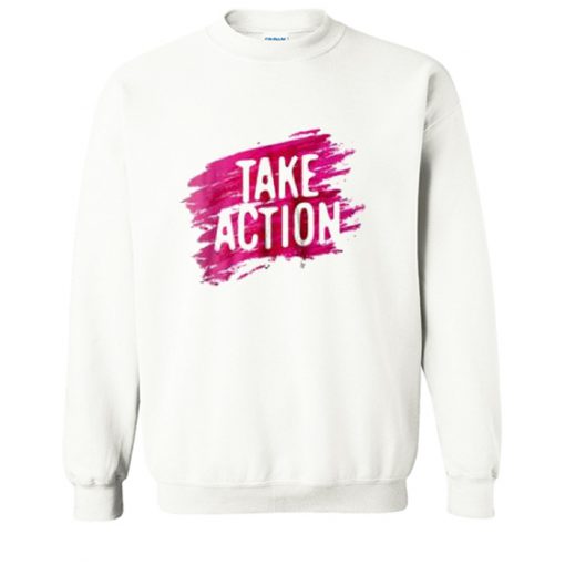 Take Action Watercolor Sweatshirt (OM)