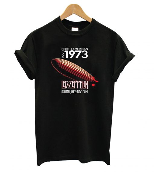 Visual Philosophy Led Zeppelin 1973 Concert Tour T shirt