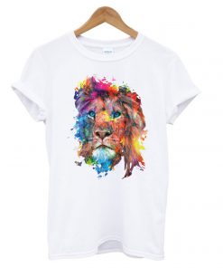 Lion Rainbo Colors T shirt
