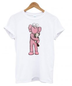 Pink KAWS x Uniqlo T shirt