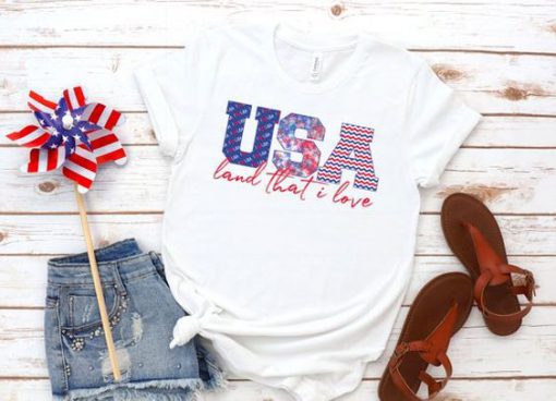 USA Land That I Love T-shirt