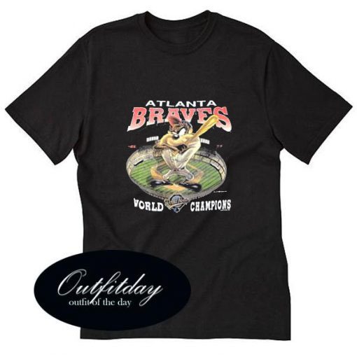 1993 Atlanta Braves Taz T Shirt Size XS,S,M,L,XL,2XL,3XL