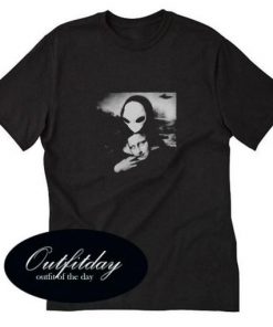 Alien Mona Lisa T-shirt