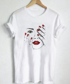 Beautiful Woman Artistic Sketcha T Shirt Size XS,S,M,L,XL,2XL,3XL