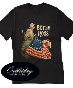 Betsy Ross American Flag Handmade T shirt