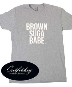 Brown Suga Babe Cream T Shirt Size S,M,L,XL,2XL,3XL