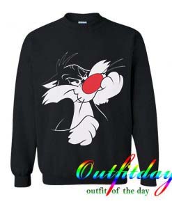 Cartoon Cat Sweatshirt