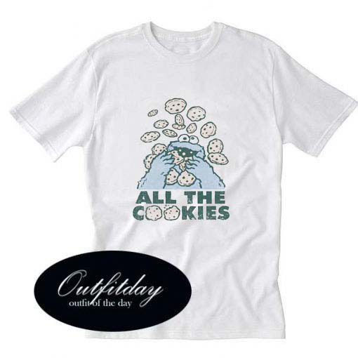 Cookies Sesame Street T Shirt Size XS,S,M,L,XL,2XL,3XL