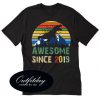 Dinosaur Awesome Since 2019 T shirt