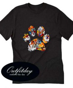 Disney Dog Foot T Shirt Size XS,S,M,L,XL,2XL,3XL