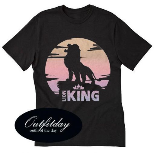 Disney The Lion King 2019 Sunset Logo T-Shirt