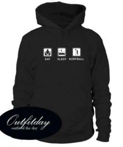 Eat sleep Korfball Hoodie