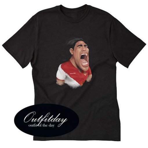 Falcao Monaco Colombia Football T shirt