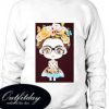 Frida Kahlo and her monkey comfort Sweatshirt