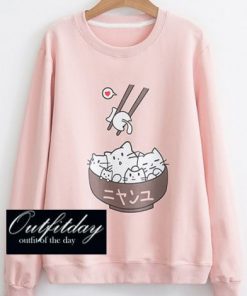 Funny Cartoon Bowl Sweatshirt