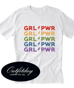 GRLPWR Lightening Rainbow T-Shirt
