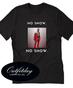 Gardner Minshew – No Snow, No Show T shirt