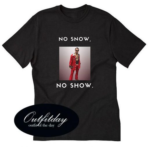 Gardner Minshew – No Snow, No Show T shirt