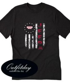 Hot Jeep America Betsy Ross Flag T shirt