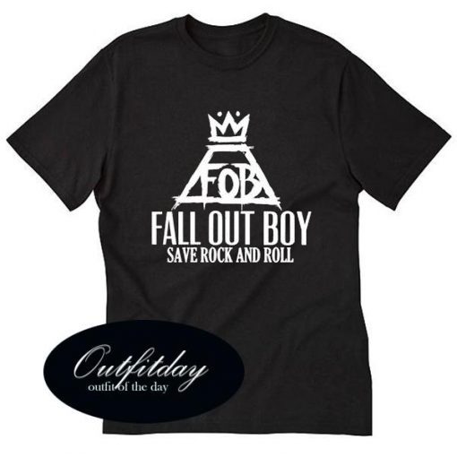 Hot Topic Womens Fall Out Boy Anchor T-Shirt