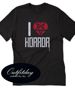 I Love Horror Girls T-Shirt