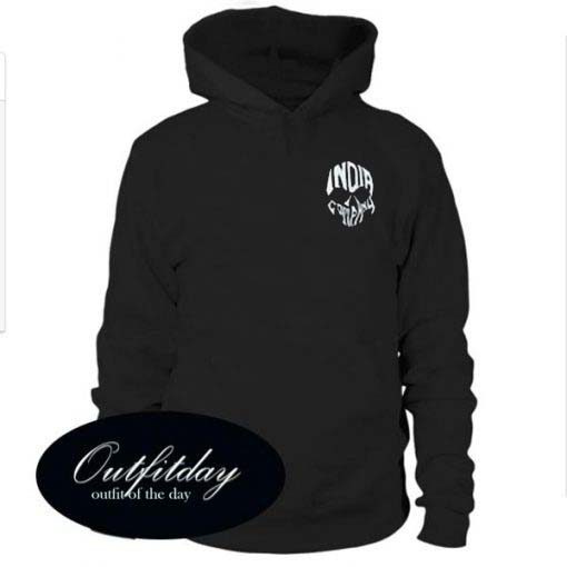 India Company Skull Hoodie